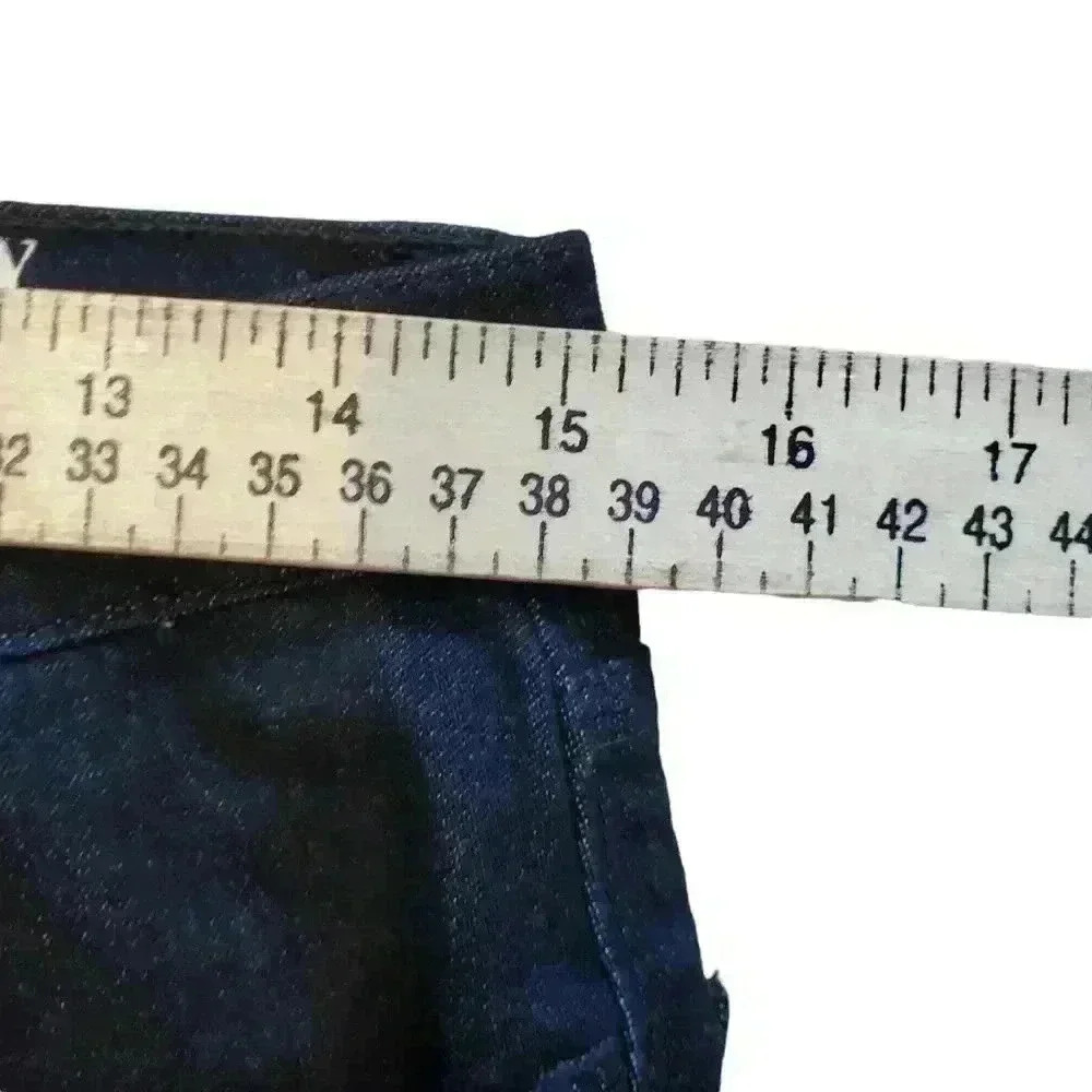 Madewell Skinny Skinny Ankle Zip Jeans Size 30 Dark Blue Denim - Picture 5 of 8